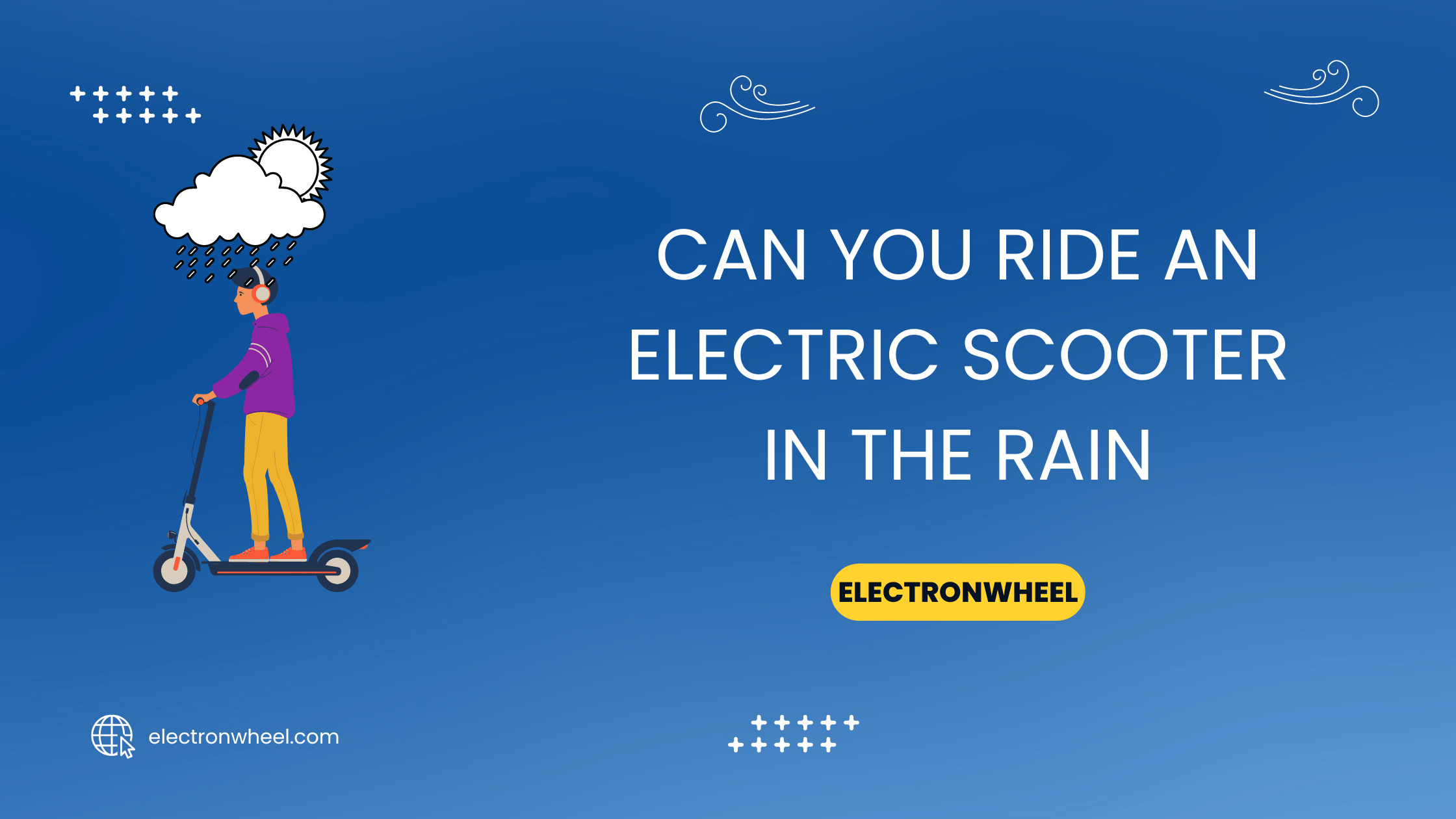 Can You Ride An Electric Scooter In The Rain?